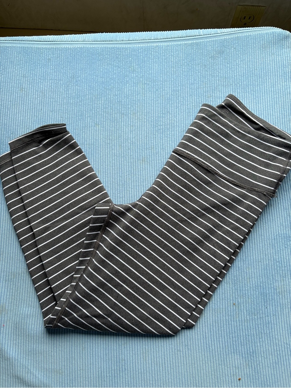 GAP Men’s Black Sweatpants with White Stripes